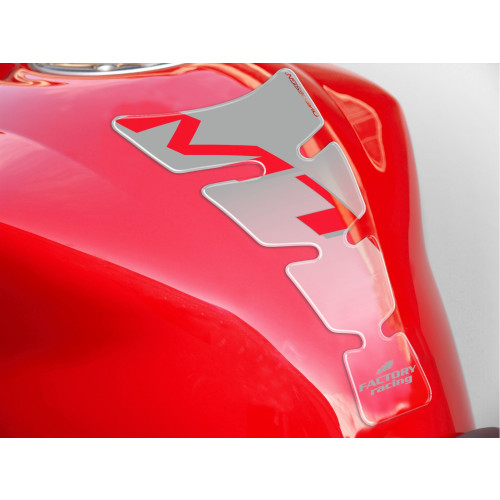 PUIG Spirit Tank Pad With Model Logo (Silver) 9143P