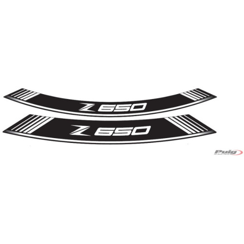 PUIG Wheel Rim Stickers (White) 9290B