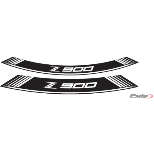 PUIG Wheel Rim Stickers (White) 9291B