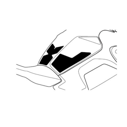 PUIG Full Tank Protection Pads (Carbon Look) 9294C