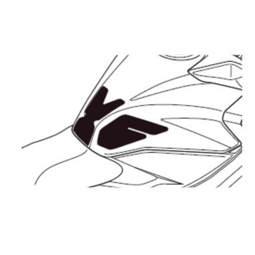 PUIG Full Tank Protection Pads (Carbon Look) 9295C