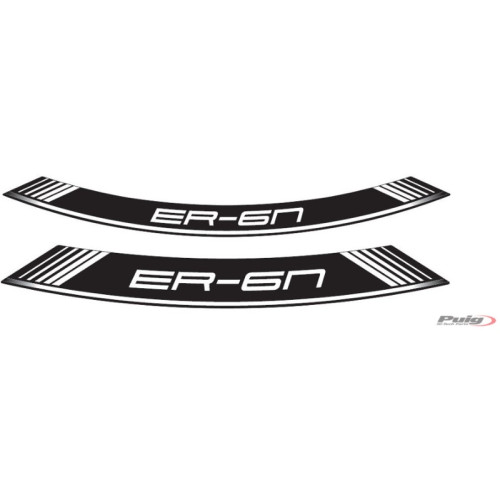 PUIG Wheel Rim Stickers (White) 9311B