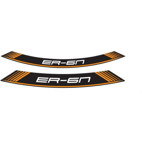 PUIG Wheel Rim Stickers (Orange) 9311T
