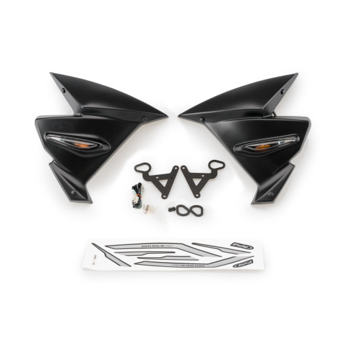 PUIG Radiator Caps (Matt Black) 9378J