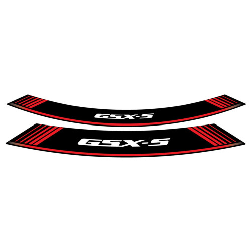 PUIG Wheel Rim Stickers (Red) 9442R