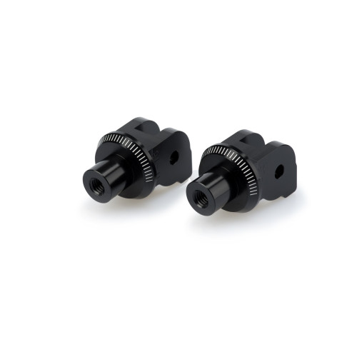 PUIG Pillion Footpeg Adaptors (Black) 9480N