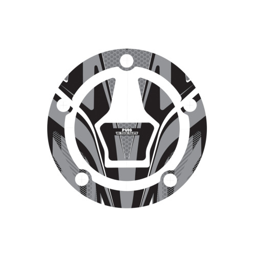 PUIG Radikal Fuel Cap Protector (Grey) 9609U