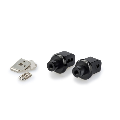 PUIG Pillion Footpeg Adaptors (Black) 9616N