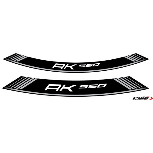 PUIG Wheel Rim Stickers (Silver) 9630P