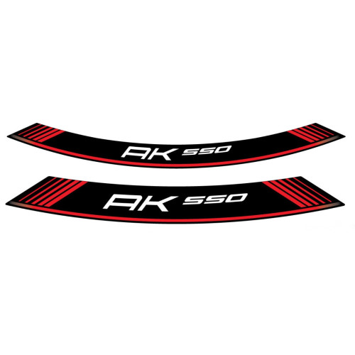 PUIG Wheel Rim Stickers (Red) 9630R