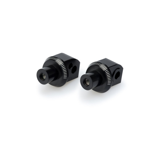 PUIG Pillion Footpeg Adaptors (Black) 9697N