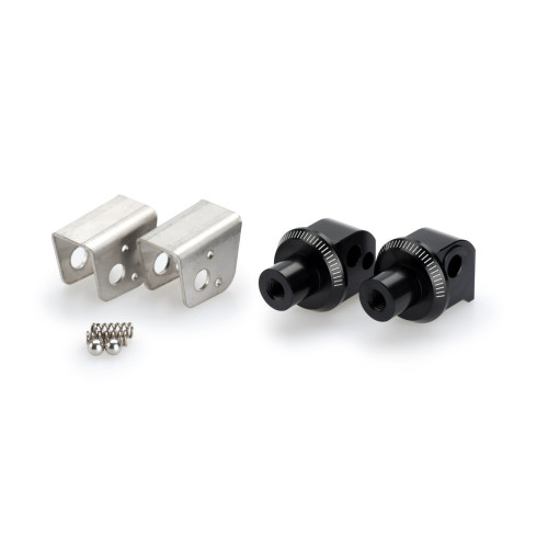 PUIG Pillion Footpeg Adaptors (Black) 9784N
