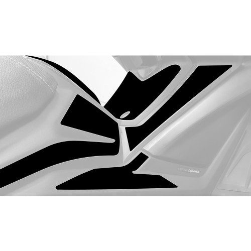 PUIG Scooter Anti Scratch Tank Pad Set (Black) 9953N