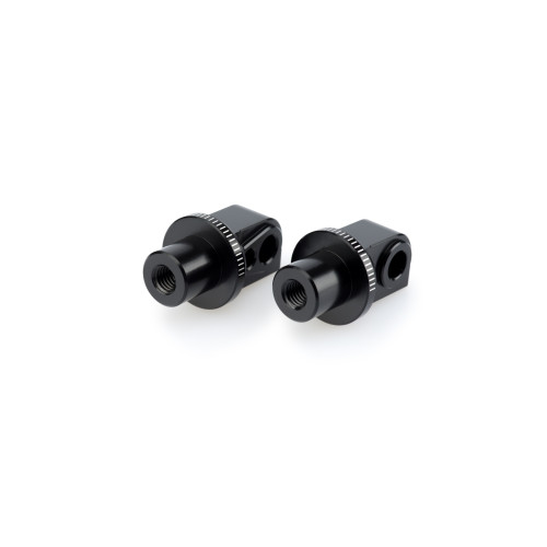 PUIG Pillion Footpeg Adaptors (Black) 9963N