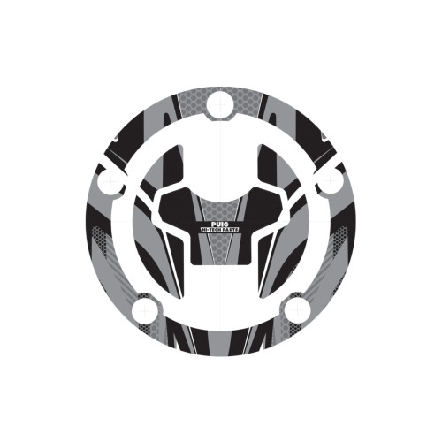 PUIG Radikal Fuel Cap Protector (Grey) 9965U
