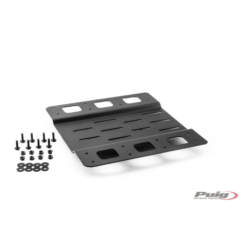 PUIG Adaptor Plate For Mega / Big Top Box (Black) 3506N