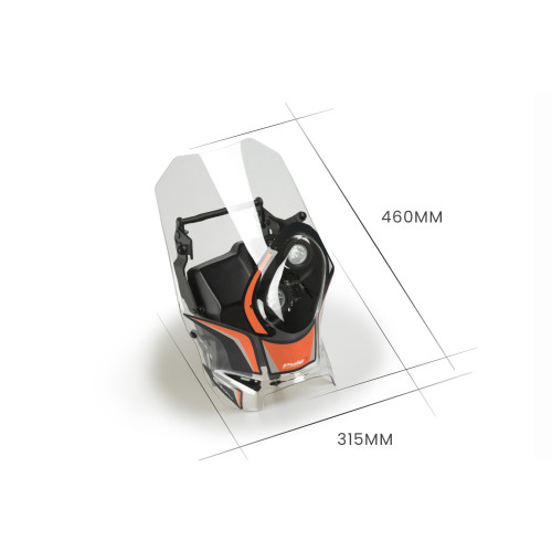 PUIG Rally Semi Fairing (Clear) 20507W