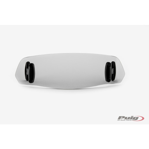PUIG Screw On Adjustable Screen Extender 102 x 325mm (Light Smoke) 5853H