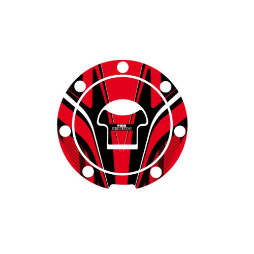 PUIG Radikal Fuel Cap Protector (Red) 6308R