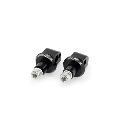 PUIG Pillion Footpeg Adaptors (Black) 6349N