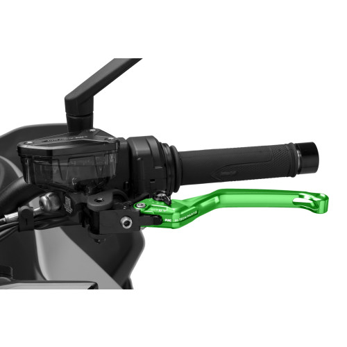 PUIG Standard V4 Clutch Lever (Green Lever With Black Selector) 4220VN