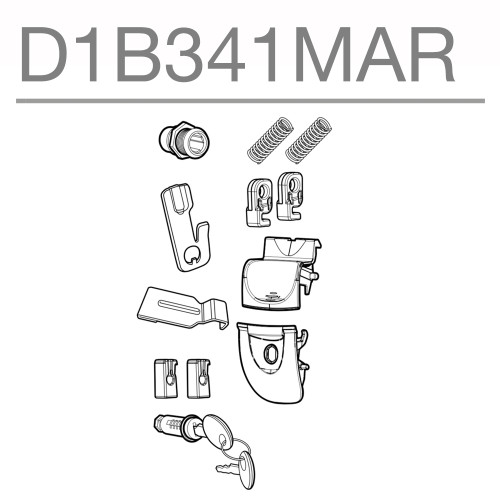 SHAD Replacement Locking Mechanism - SH33/SH34 D1B341MAR