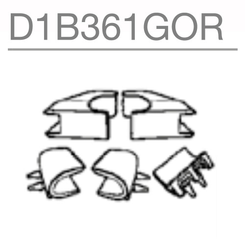 SHAD SH36 Replacement Rubber Grips D1B361GOR