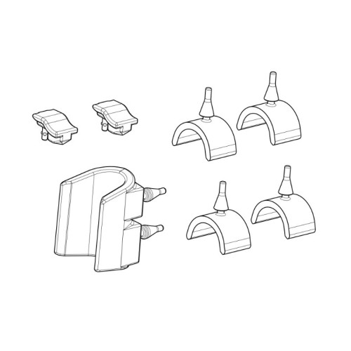 SHAD SH38X Replacement Bracket Rubbers D1B38GOR