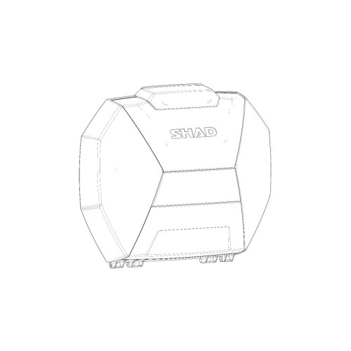 SHAD Replacement Aluminium Cover SH38X D1B38TAMR