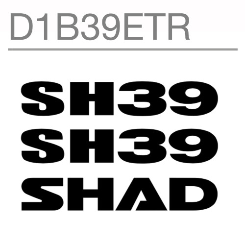 SHAD SH39 Replacement Sticker D1B39ETR