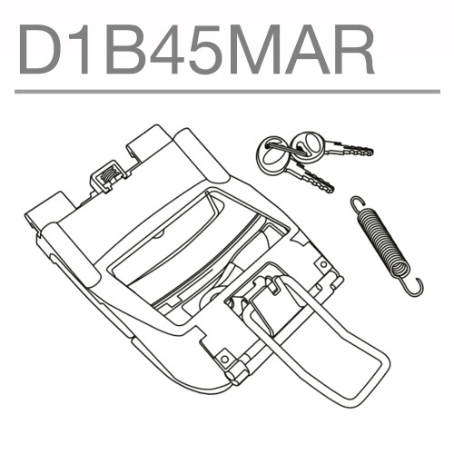 SHAD Replacement Locking Mechanism - SH40/SH45 D1B45MAR