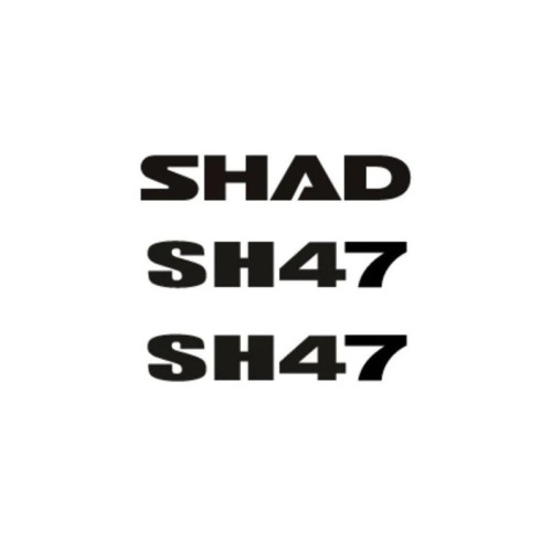 SHAD SH47 Replacement Stickers D1B47ETR