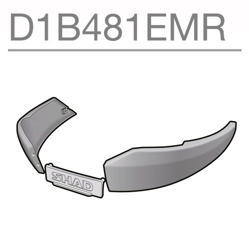 SHAD SH48 Replacement Frame (Dark Grey) D1B481EMR