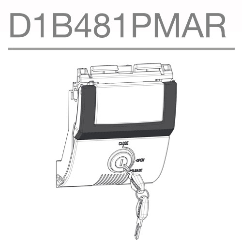 SHAD SH48 Replacement Premium Locking Mechanism (Dark Grey) D1B481PMAR