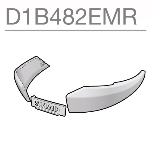 SHAD SH48 Replacement Frame (Titanium) D1B482EMR