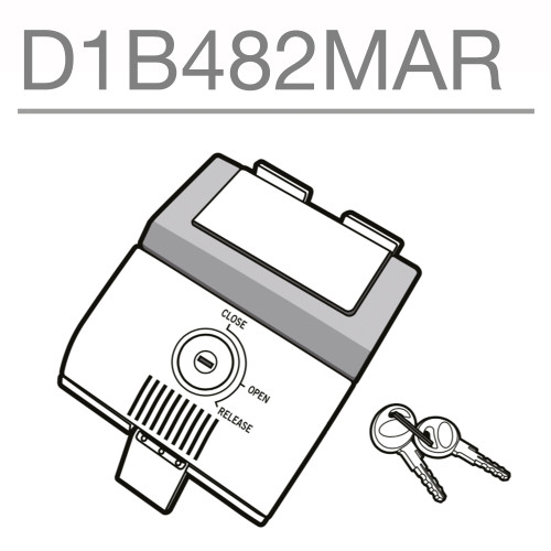 SHAD SH48 Replacement Locking Mechanism (Titanium) D1B482MAR