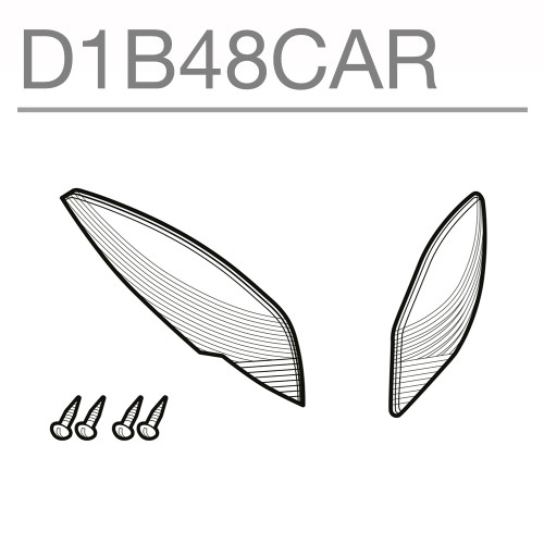 SHAD SH48 Replacement Reflectors (Clear) D1B48CAR