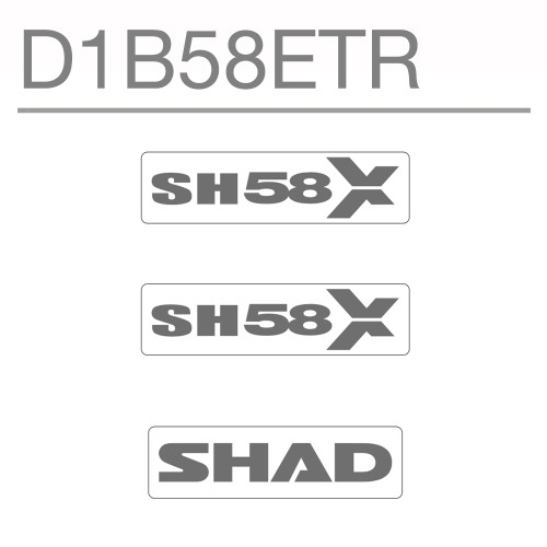 SHAD SH58X Replacement Sticker D1B58ETR