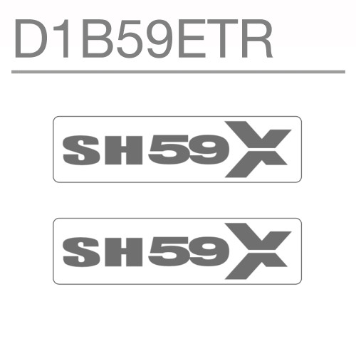 SHAD SH59X Replacement Sticker D1B59ETR