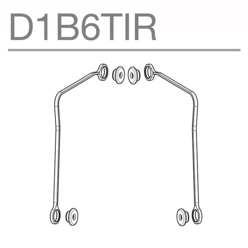 SHAD Replacement Restraining Straps - SH58X/SH59X D1B6TIR