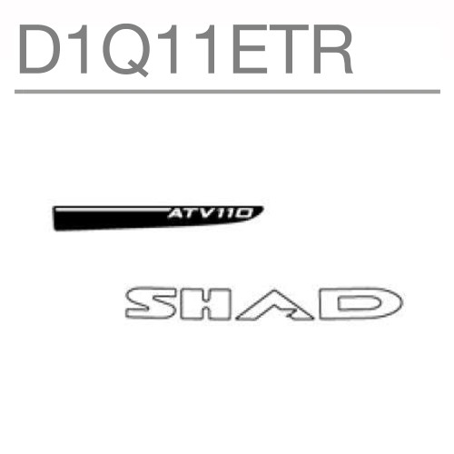 SHAD ATV110 Replacement Sticker D1Q11ETR