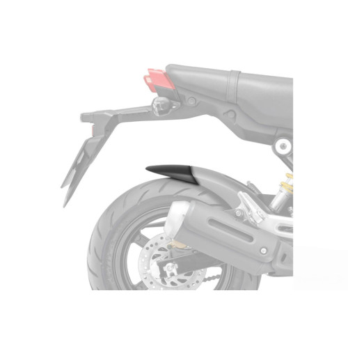PUIG Rear Mudguard Extender (Matt Black) 21156J