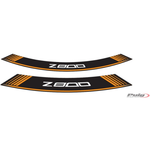 PUIG Wheel Rim Stickers (Orange) 6561T