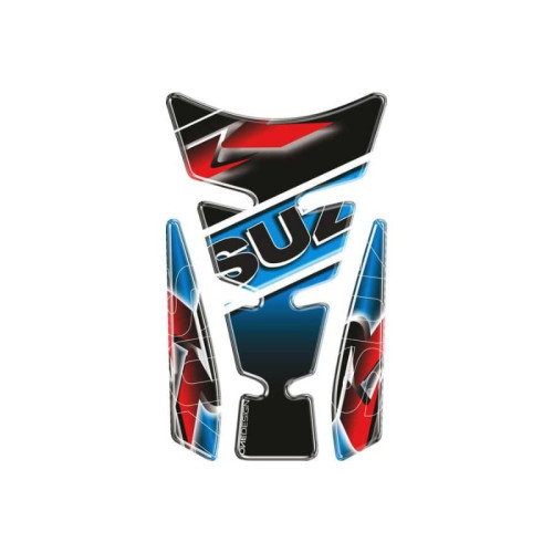 PUIG Wings Tank Pad With Suzuki Logo (Blue) 4724A