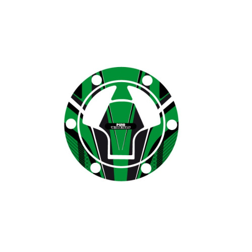 PUIG Radikal Fuel Cap Protector (Green) 6314V