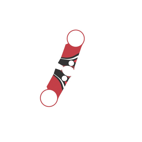 PUIG Radikal Yoke Protector (Red) 22200R