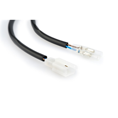 PUIG Number Plate Wiring Extension Kit Type 12 180mm (Black) 3850N