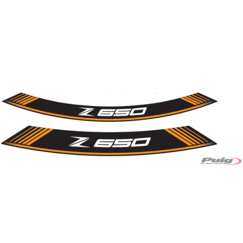 PUIG Wheel Rim Stickers (Orange) 9290T