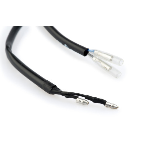 PUIG Number Plate Wiring Extension Kit Type 10 180mm (Black) 3846N