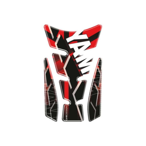 PUIG Wings Tank Pad With Yamaha Logo (Red) 4722R